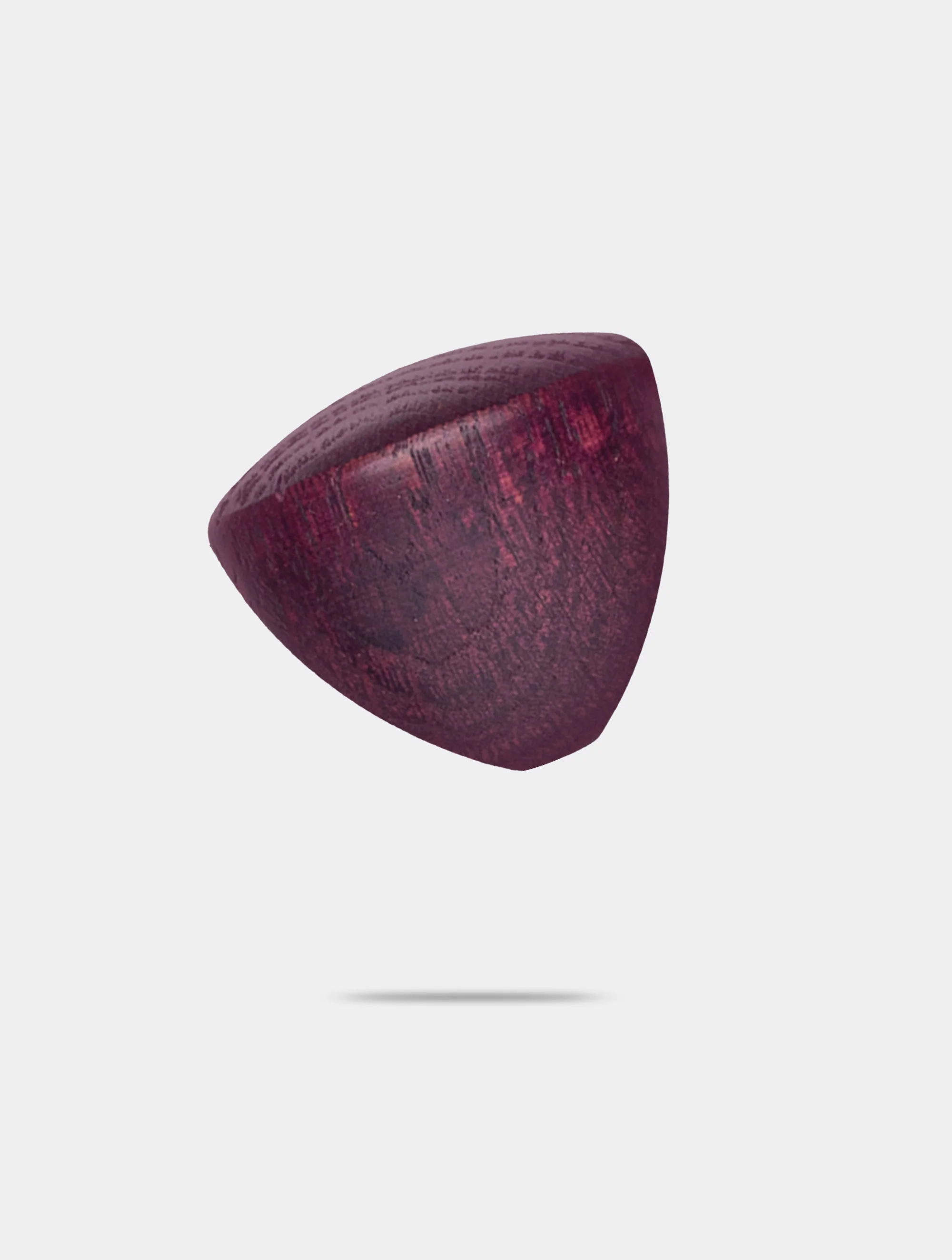 Standard Knob, 100 % natural oak wood, deep purple, ø44mm - Image 2